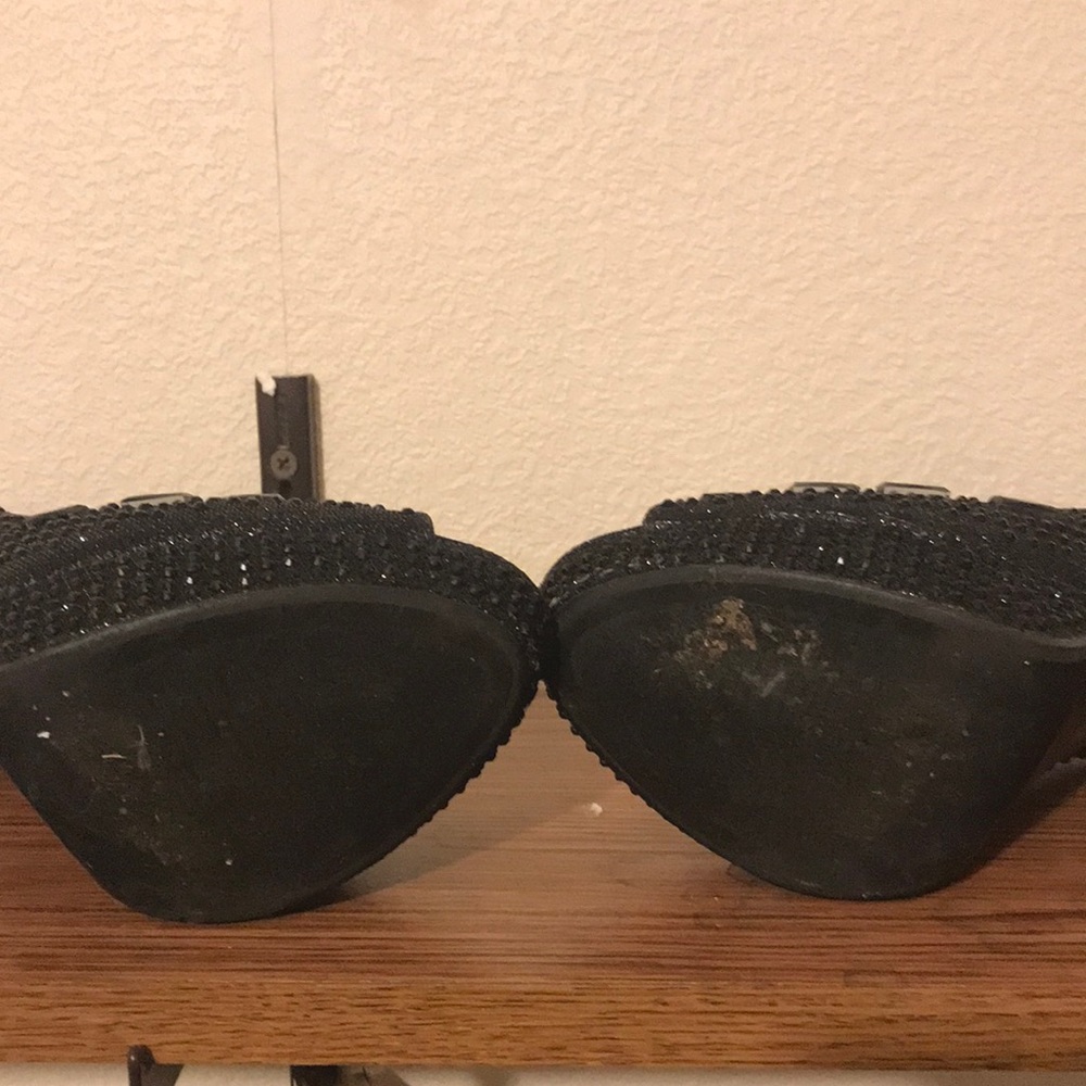 Womens black high heel size 7 - Picture 3 of 6
